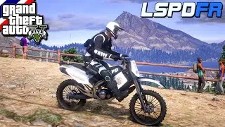 GTA V - LSPDFR มาเป็นตำรวจในเกม GTA V จ่าตั้มขับวิบากขึ้นภูเขา ดูเเลนักท่องเที่ยวเดินป่า 