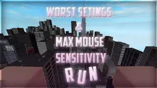 Roblox Parkour: Worst Settings and Max Mouse Sensetivity (Extremely Hard)