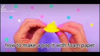how to make a pop it with foam paper