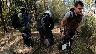 По лесу на моноколесе, Новогорск, 04.10.2020 часть 1