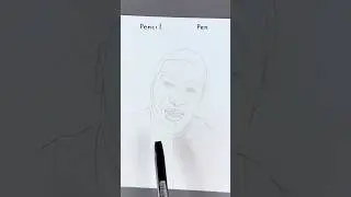 Асхаб | Pen vs Pencil [ASMR] #портрет  #drawing #art