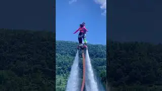 Flyboard is fun & romantic 🤗😘 watch this couple dance on water