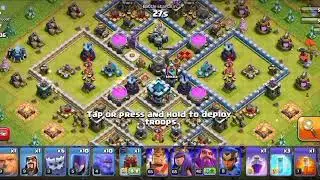 TH13 VS TH13 YETTI WIT H BOWLER 3 STAR BEST ATTACK
