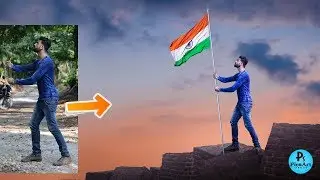 Independence Day Special Pics art Editing and Manipulation Tutorial