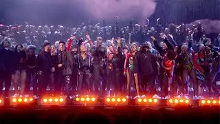 STORMZY - HEAVY IS THE HEAD MEDLEY & ANYBODY feat. BURNA BOY & TIANA MAJOR9 [LIVE AT THE BRITs 2020]