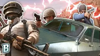 LOCURAS EN EL JUEGO DE BALAZOS CON 4 INDIVIDUOS - MOMENTOS DIVERTIDOS EN PUBG LITE