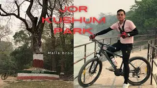 JOR KUSHUM PARK cycle vlog 🚴‍♂️viral dating place and peaceful place in Narainy river side chitwan