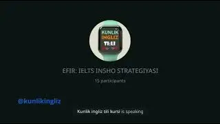 JONLI EFIR - 2024-2022 IELTS insho yozish