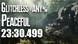 The Forest Speedrun Glitchless Any% Peaceful in 23:30.499