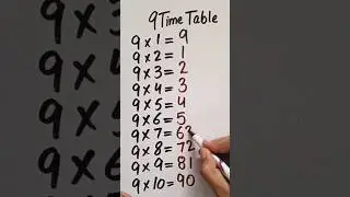 9 time table trick #viral#maths#shortcut
