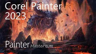 Corel Painter 2023 - Demon Cave (Davey Baker)