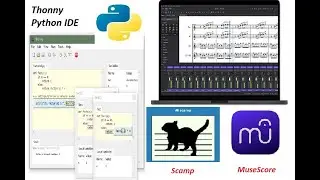 Write Music Score With Python | Scamp | MuseScore |