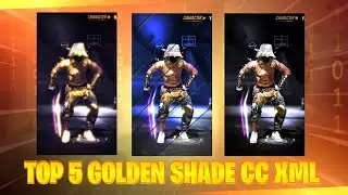 Top 5 Golden Shade Cc Xml Ff + Drawing cc 😱🔥