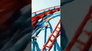 Joe biden left the race with style and tried the biggest roller coaster! #joebiden #rollercoaster