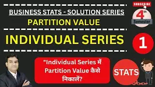 Partition Value | Statistics Important Topic | B.Com Semester 4 BBMKU University
