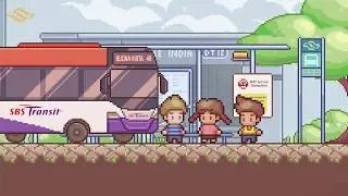 BOARDING -- Pixel Art Animation (Singapore Poly | SBS Transit)
