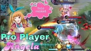 Top Player Angela Solo Ranked Gameplay 🌸 Heartring Angela Skin