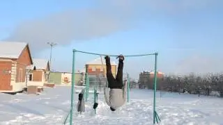 большие обороты на одной ноге