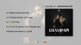 Drake x 21 Savage x Bnyx x Southside (Construction Kits + Midi) Trap Sample Pack 2023