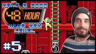 Make a Good 48 Hour Mega Man Level [5] - AUTOSCROLLS & COUNTDOWNS!