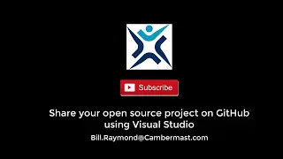 Use Visual Studio to publish a public GitHub project