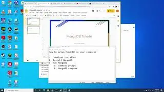 Mongodb Setup & Run on Windows 10