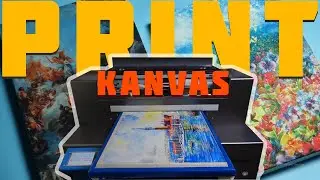 Print Lukisan di Kanvas Menggunakan Printer DTG