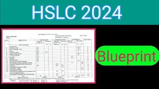 SEBA HSLC 2024|Blueprint|Class X|Blueprint for HSLC 2024|Update of HSLC Blueprint 2024