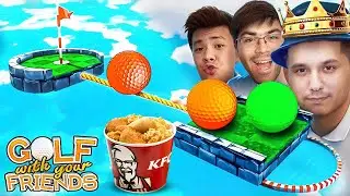 KATTA JANJAL ENG ZO'RI ENG KUCHLISI KIM?! FAZA FULL TILTGA KIRDI - GOLF WITH YOUR FRIENDS