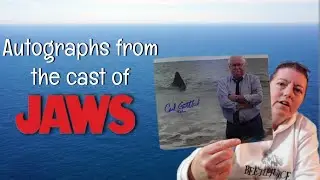 Autographs from the cast of Jaws