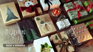 DIY EASY GIFT WRAPPING IDEAS + HACKS 2022 | Basic and Versatile