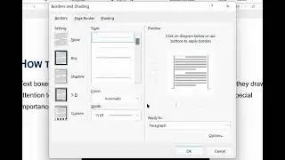 Word - Creating accessible text boxes