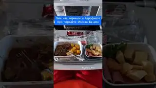 Чем нас кормил Аэрофлот при перелёте Москва Бангкок 