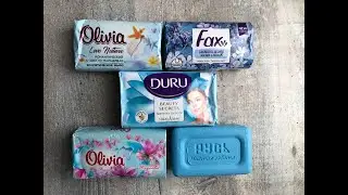ASMR Blue soap/Режу голубое мыло