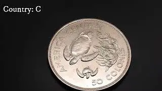 Costa Rica: 50 Colones 1974 - Sea Turtles (Conservation Series)