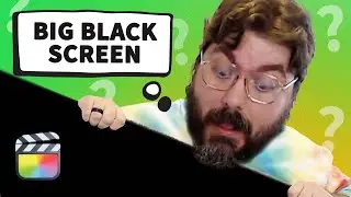 How To Add A Black Screen In Final Cut Pro