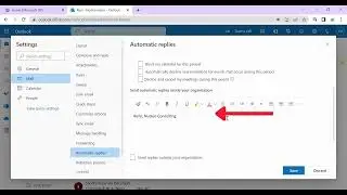 How to set out of office reply on Microsoft 365