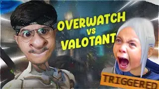 OVERWATCH 2 better than Valorant!? 😎#overwatch2 #valorant #funny #viral #memes