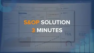 The S&OP/IBP process in Supply Chain - in 3 Minutes