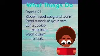 Silly preschool song - identify objects by function - Speech ABA and special education resource