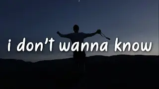 GOLDHOUSE & Mokita - I Don't Wanna Know (Lyrics)