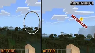 CARA MENGHILANGKAN CIRCLE TOUCH DI MINECRAFT!!! MINECRAFT INDONESIA