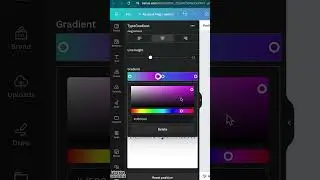 Create a gradient color text in Canva🎨