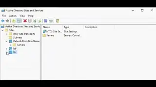 Active Directory Sites and Services