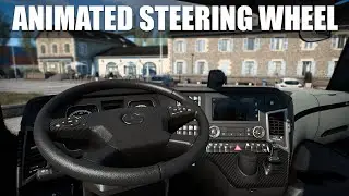 ETS2 1.48 Animated Steering Wheel | Euro Truck Simulator 2 Mod