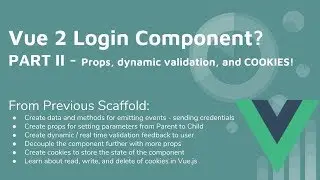 Vue 2 - Bootstrap 3 - Login Component Build Tutorial - PART 2
