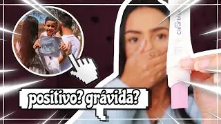 FIZ UM TESTE DE GRAVIDEZ, E O RESULTADO FOI...