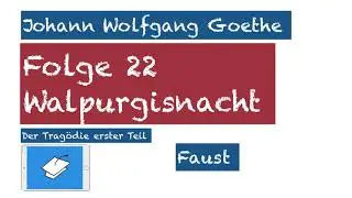 Faust, Walpurgisnacht, Goethe