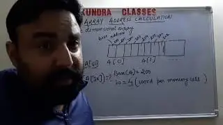 Array Address Calculation ( one dimensional)
