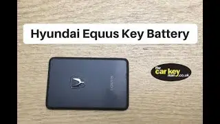 Hyundai Equus Key Battery change